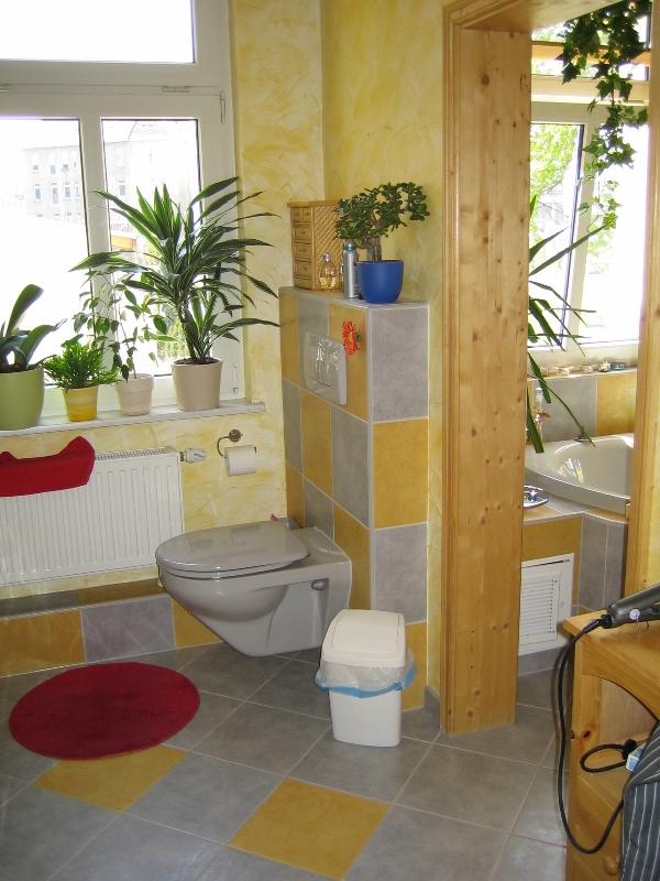 Zweifarbig Steinzeug in Kombination mit Wandlasuren